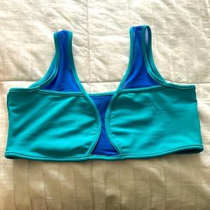 Teal blue TIGER FRIDAY DANCE TOP (Can be used for anything working out, etc.)